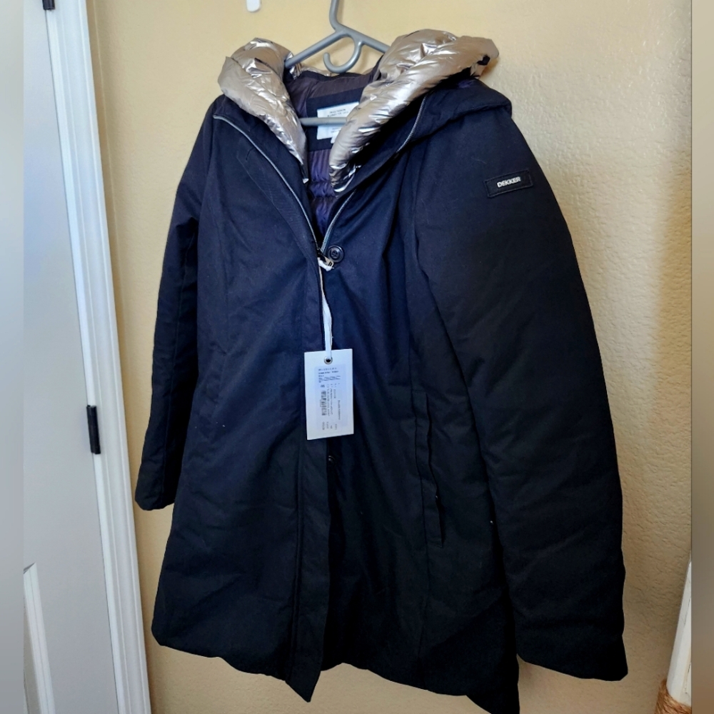 NWT New Orig $630 Dekker Duck Down Jacket Size 12 size 10